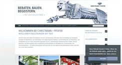 Desktop Screenshot of cpbau.de